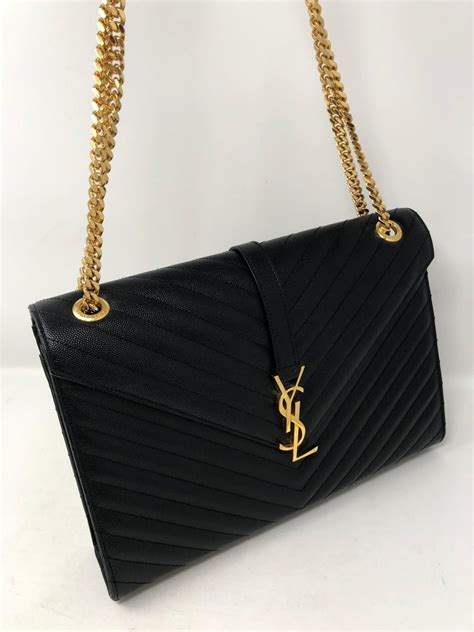 ysl purse all black